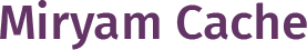 Logo Miryam Cache - Psychanalyste